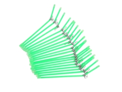 20 Piezas De Botavara Antienredos Para Pesca En El Mar Con Conector De Equilibrio De Metal Verde