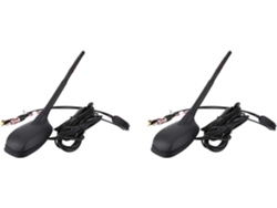Antena Gps Fm Activa Amplificada Universal Para Coche (2 Unidades) Para Montaje En Techo, A Prueba De Polvo Y Agua.
