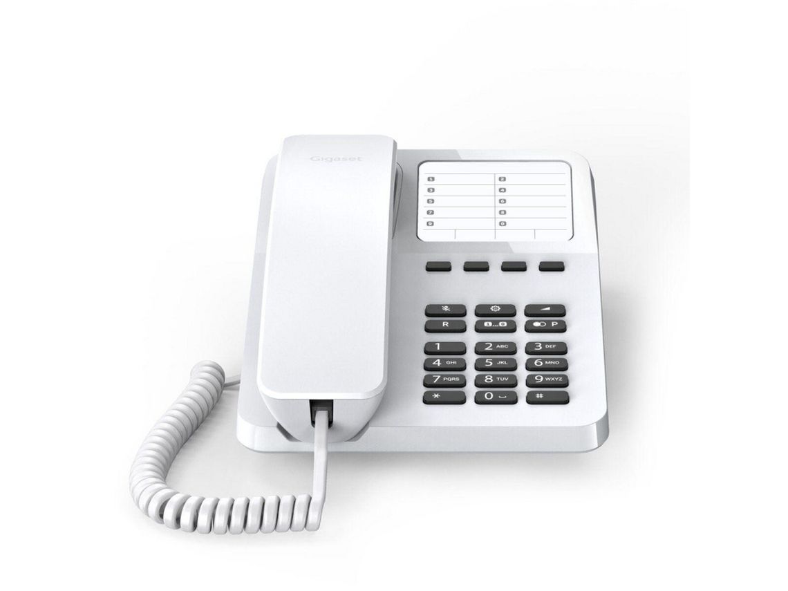 Telefóno Fijo GIGASET Desk 400 Blanco