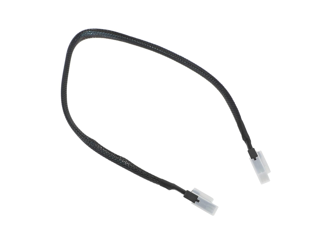 Cable SAS Mini SAS de 0,5 m con conector angular para placa de control de servidor. Cable SAS Mini SAS de 0,5 m con conector angular Gokoco.