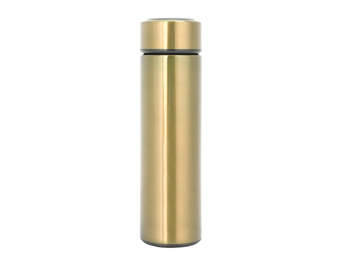 Vaso térmico de acero inoxidable de 500 ml con LED y indicador de temperatura