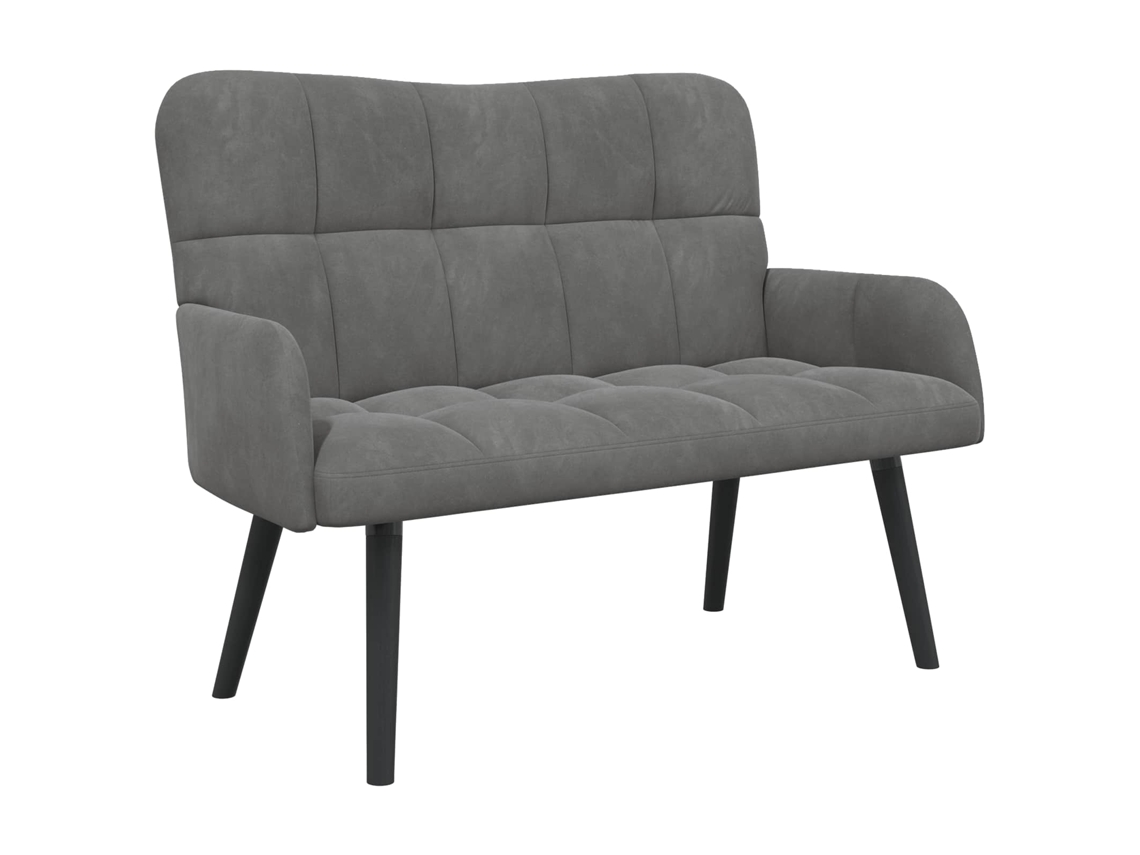 Maison Exclusive - Sofá De 2 Plazas Gris Oscuro 115 X 61 X 87 Cm