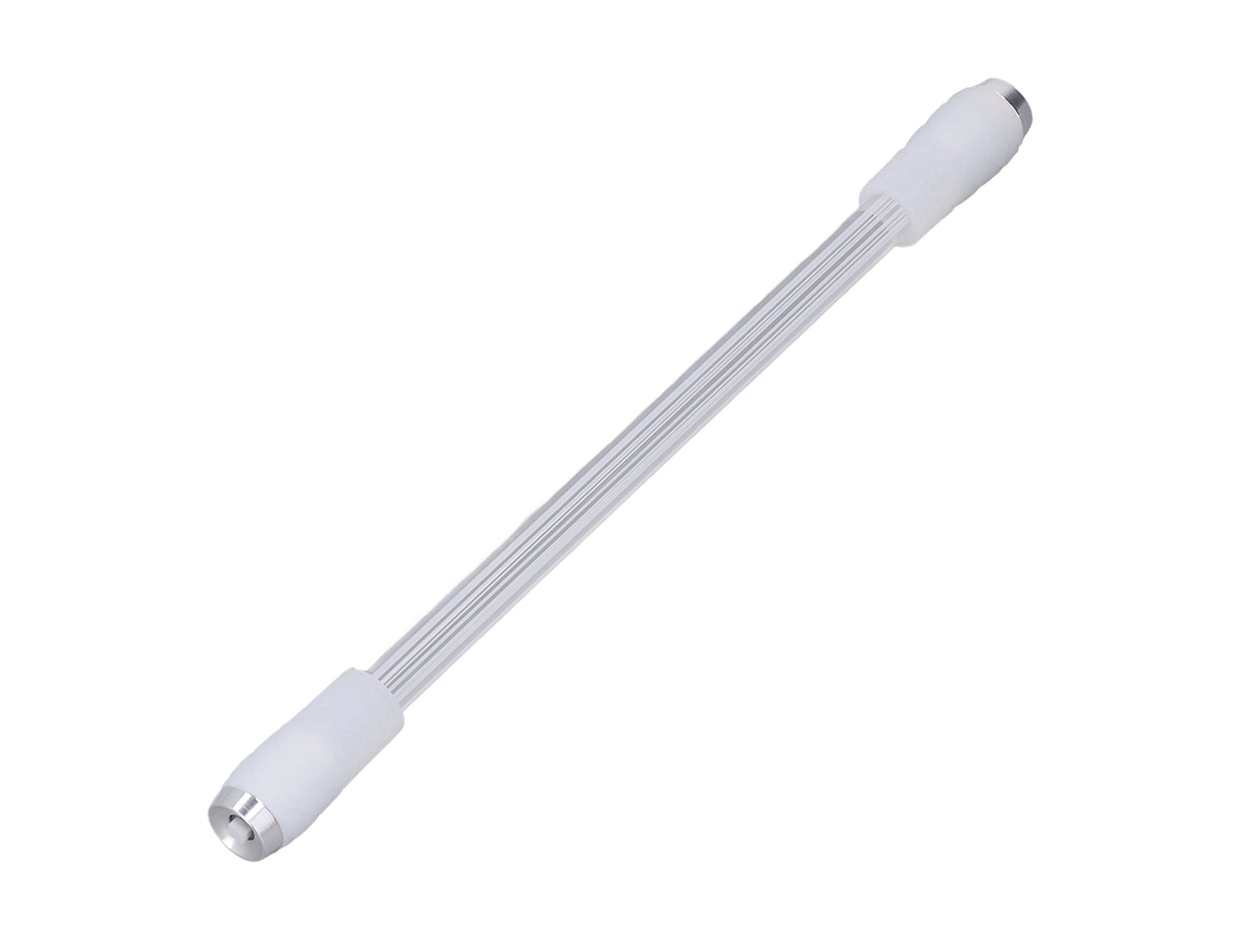 Pluma giratoria para dedos con efecto luminoso antideslizante para aliviar el estrés y realizar trucos en juegos.