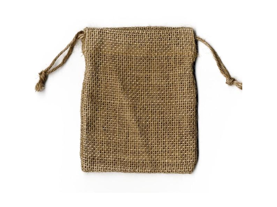 4 Bolsas De Arpillera 9 X 11,5 Cm