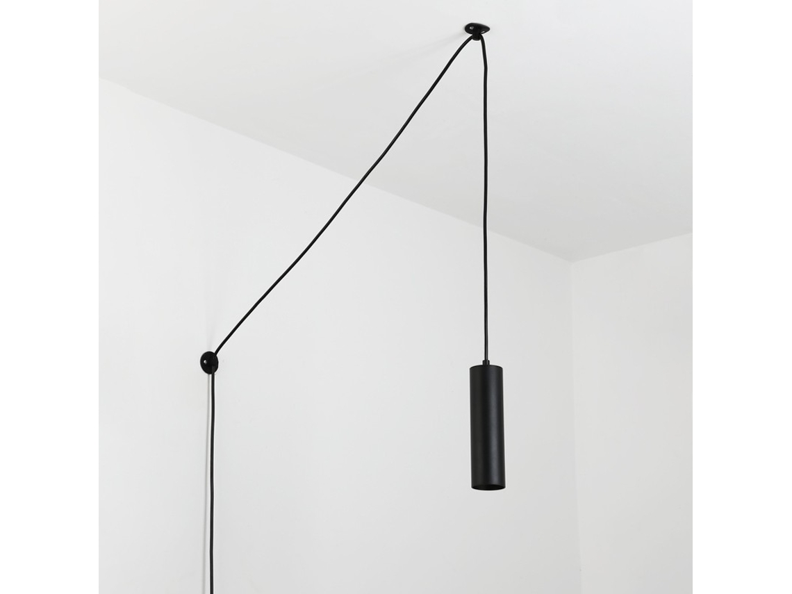 Lámpara Colgante Minimalista con Cable y Enchufe Rim Gu10