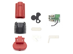 Carcasa de plástico para batería de iones de litio M12 con protección de PCB (M12 3 BoxPCB)