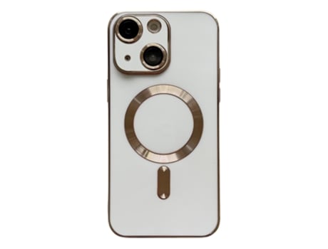 Lente para Telefono Mobile Phone Cases Magsafe Plating With para iPhone 13 Piel Sintética