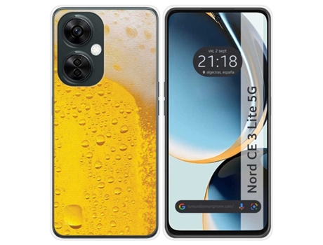 Funda Silicona para Oneplus Nord CE 3 Lite 5G diseño Cerveza Dibujos