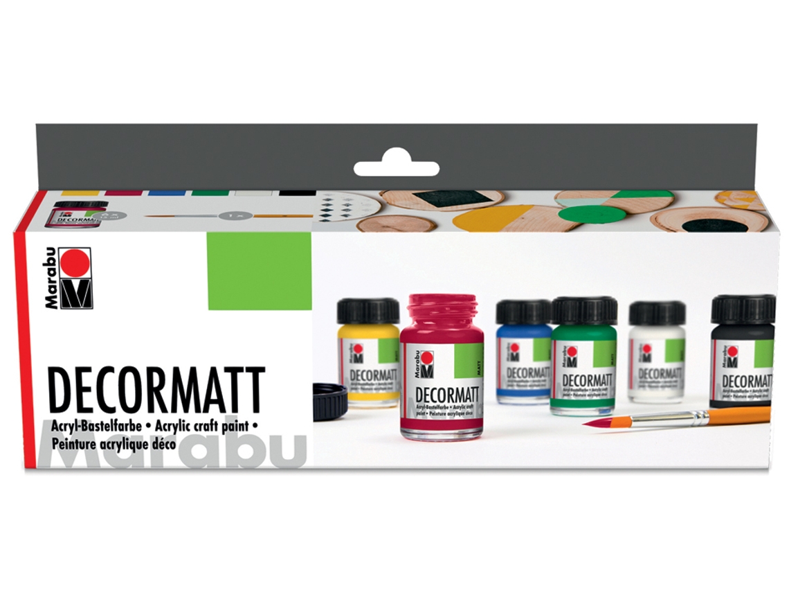 Pintura Acrílica MARABU Decormatt Set Inicial