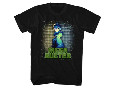 Camiseta ROCKINSTONE Mega Buster Mega Man (M)