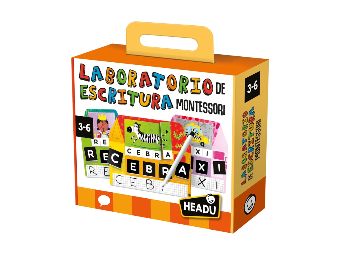 Juegos Educativos para Niños de 3 a 6 Años Aprendiendo a Leer Laboratorio de Escritura Montessori HEADU
