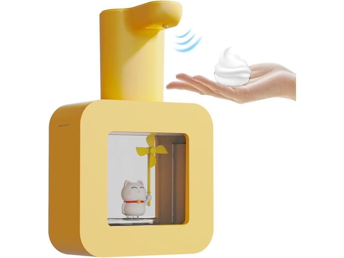 2026-dispensador De Jabón Automático Gatito Sin Toque Con Luz Nocturna Para Niños