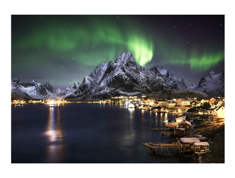 Papel Pintado Aurora borealis 350x245