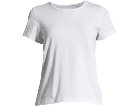 Camiseta de Mujer para Fitness CASALL Iconic Blanco (40)