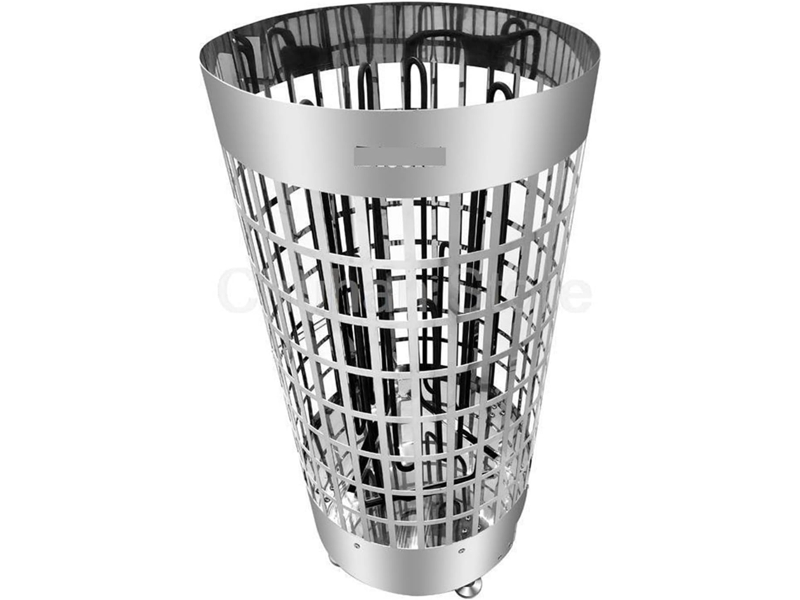 Calentador Eléctrico De Sauna De Calor Seco Inteligente De Acero Inoxidable De 18 Kw (12 Kw 220 V)