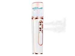 Nebulizador Facial Nano Portátil, Spray Hidratante Con Dos Orificios, Para Pestañas Y Piel, Batería De 1500 Mah, Depósito De 30 Ml.