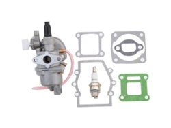 13mm Carburetor With Gasket And Spark Plug Replacement For 47cc And 49cc 2-stroke Pocket Bikes