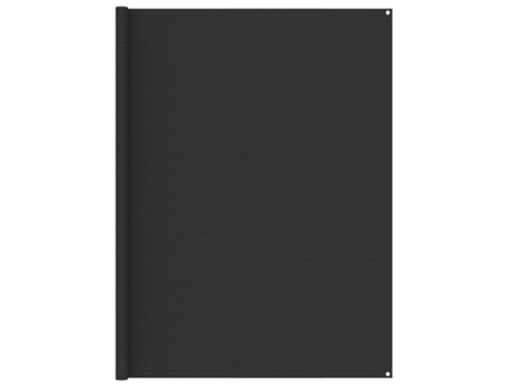 vidaXL Alfombra para tienda de campaña HDPE gris antracita 250x250cm