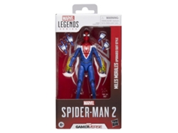 Figura De Traje Mejorado Del Hombre Araña 2 Miles Morales De Marvel Legends, 15 cm Hasbro