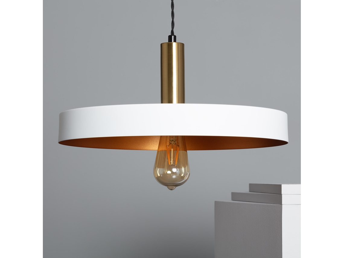 LEDKIA Lámpara Colgante Metal Furiko Blanco