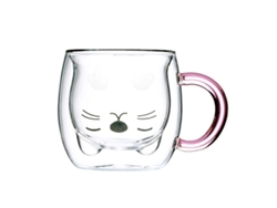 Tazas de gato adorables, de doble pared, regalo de cumpleaños único para ella, adaptables a frío y calor, seguras para el hogar y la oficina.