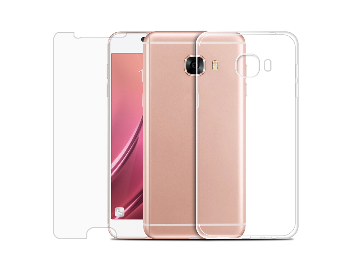 Conjunto De Protección Para Teléfono (protección Con Funda Suave Transparente, Vidrio Templado 9h Anti-rayas)