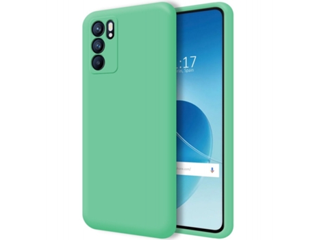 Carcasa Oppo Reno 6 5G TUMUNDOSMARTPHONE Silicona Líquida Verde