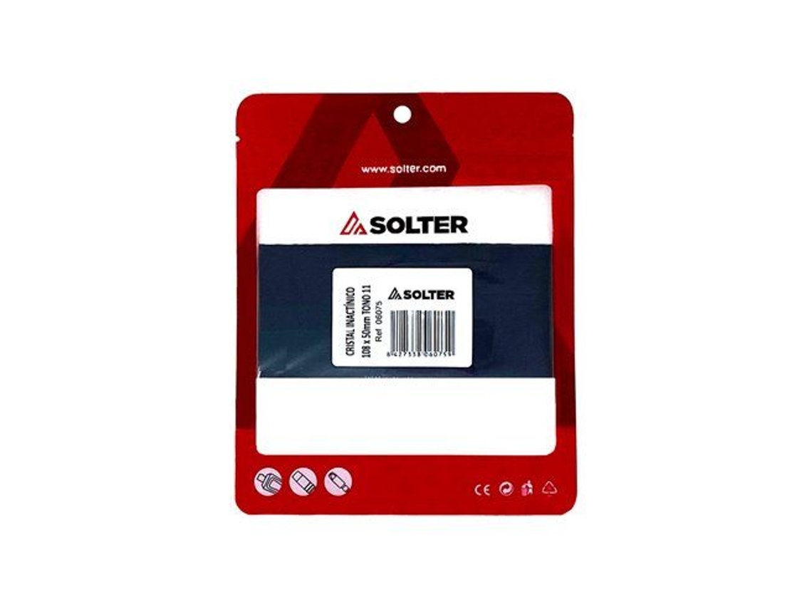 Cristal Inactínico Solter 108x50mm Cabeza