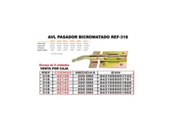 Pasador de dicromato 318 de 400 mm Wl320 Avl