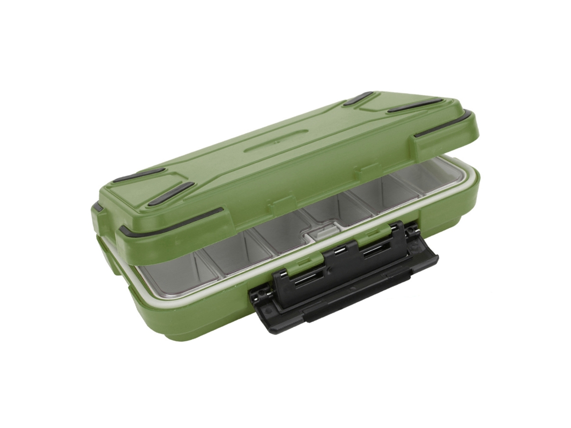 Danu26-caja De Herramientas De Pesca Impermeable Abs Organizador De Anzuelos Y Cebos Portátil Verde