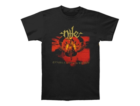 Camiseta ROCKINSTONE de la aniquilación del Nilo de los malvados (XXXL)