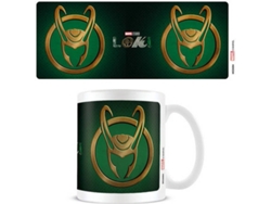 Taza PYRAMID INTERNATIONAL Loki diseño de casco Marvel (315 ml)