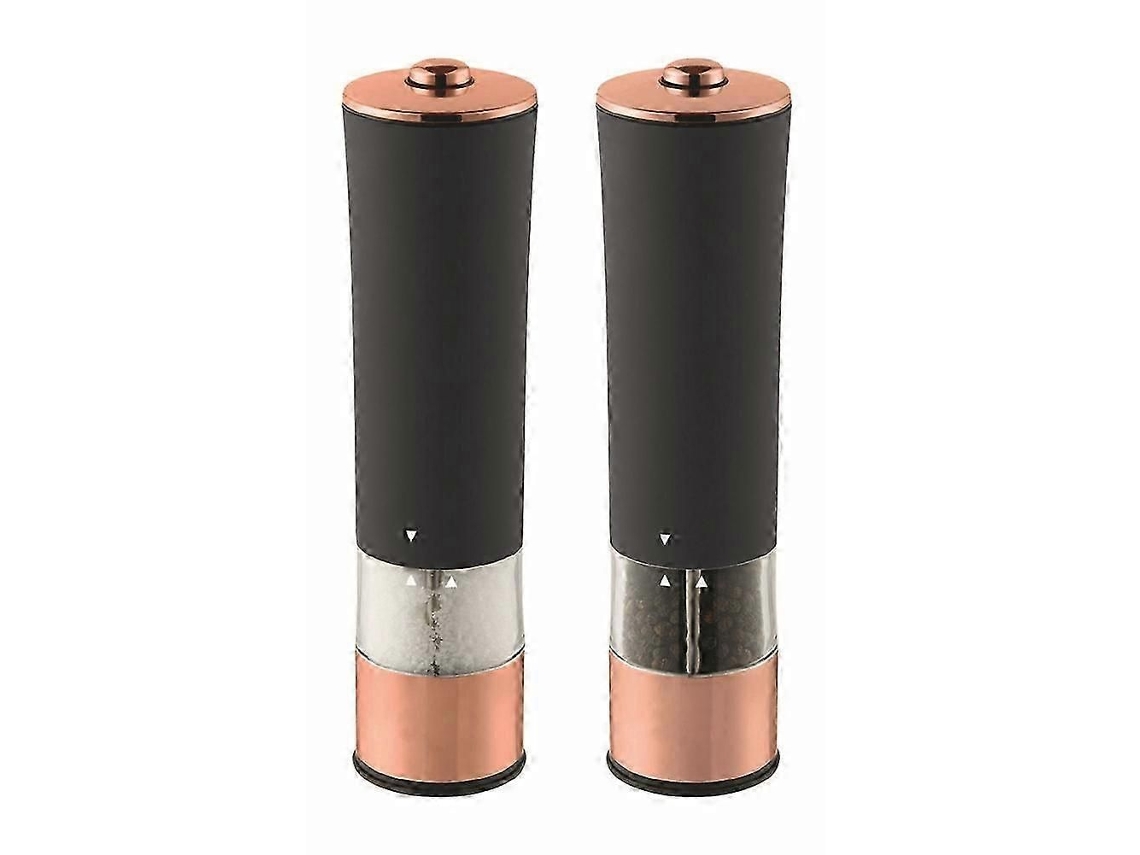 Molinillo eléctrico automático de sal y pimienta, molinillo de especias con ajuste de molienda, utensilios de cocina para sazonar 2 GOKOCO