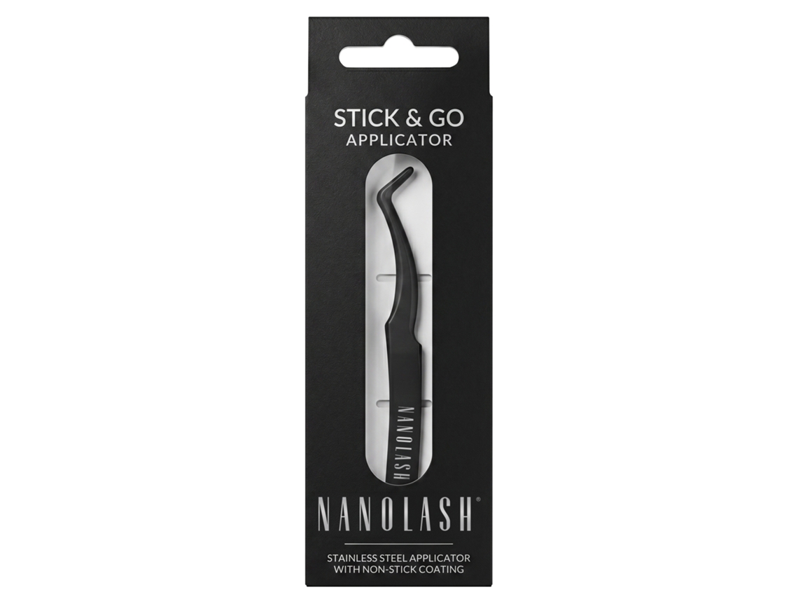 Aplicador De Pestañas Autoadhesivas Nanolash - Pinzas De Precisión Para Aplicar Pestañas Pre-glued