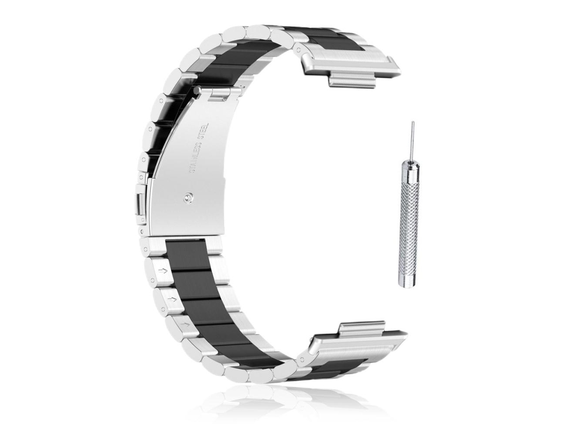 Correa De Acero Inoxidable De Repuesto Compatible Con El Reloj Inteligente Huawei Watch Fit2.