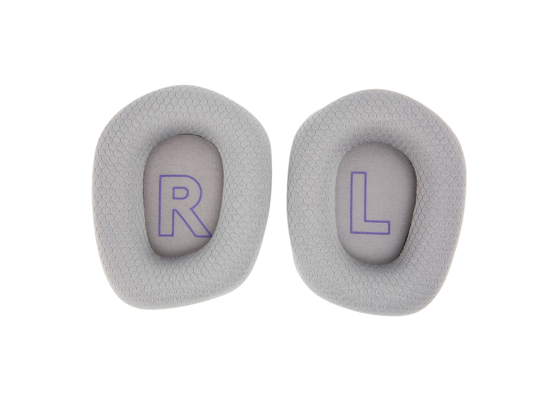 Almohadillas De Repuesto Para Logitech G733, Cómodas Y Transpirables, Color Gris Plateado.