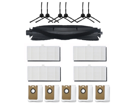 Bolsas de polvo rodantes cepillo principal cepillos laterales filtros Hepa para Xiaomi Lydsto R1 accesorios para aspiradoras