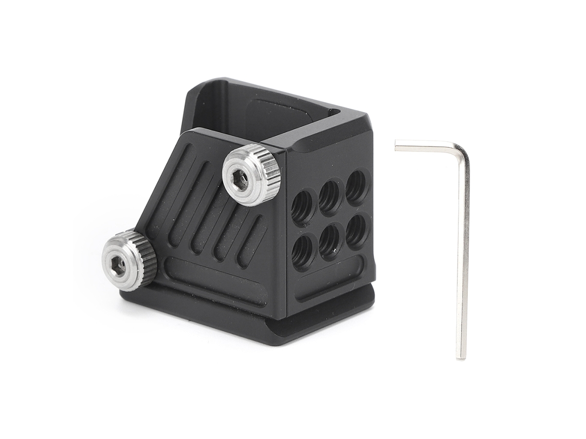 NEVEANCE Adaptador de Base en Aleación de Aluminio para OSMO Pocket con Múltiples Roscas Estándar de 1/4 de Pulgada