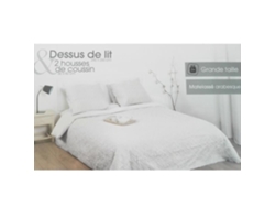 Colcha 240 X 260 Cm Arabesco Marfil 2 Fundas Almohada ATMOSPHERA
