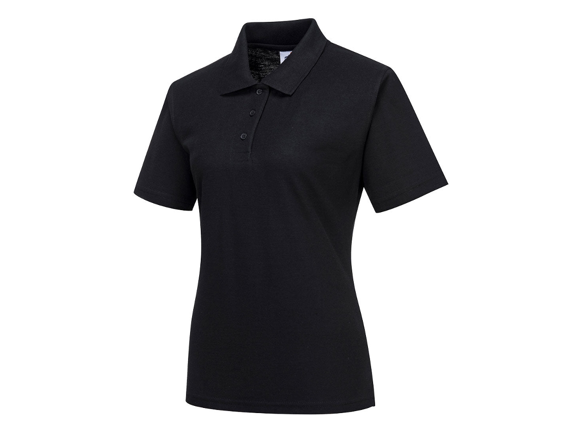 Polo Portwest Naples para mujer: estilo y comodidad para el trabajo / Azul marino / M