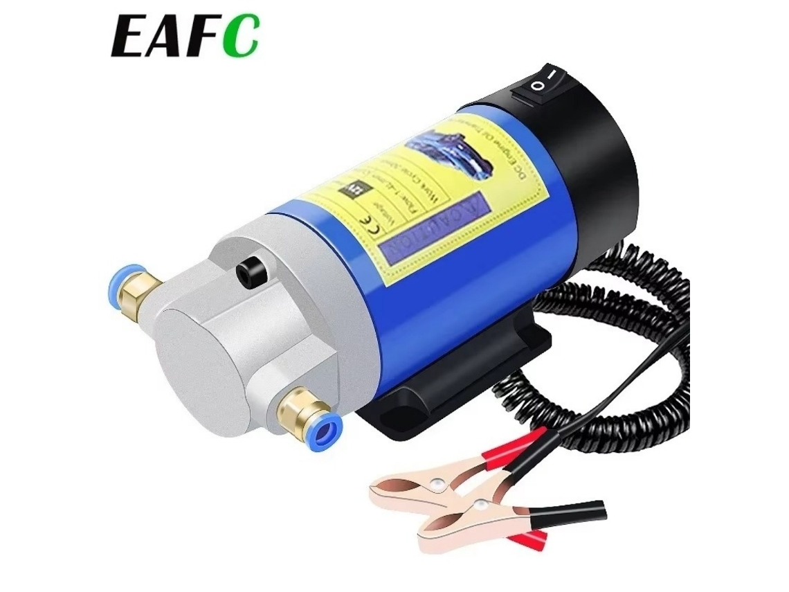 Bomba de aceite Eafc 12v, 1-4l/min para cambio de aceite, herramienta para coche y motocicleta.