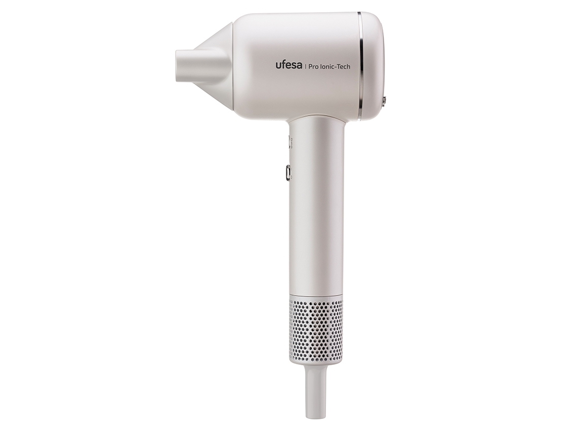 Secador de Pelo UFESA PRO IONIC-TEC (4 Niveles de temperatura - Blanco)