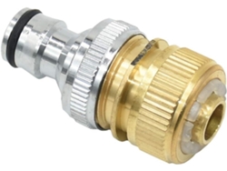 Adaptador De Latón Para Manguera Jardín Conector 5/8" A Acoplamiento Latón