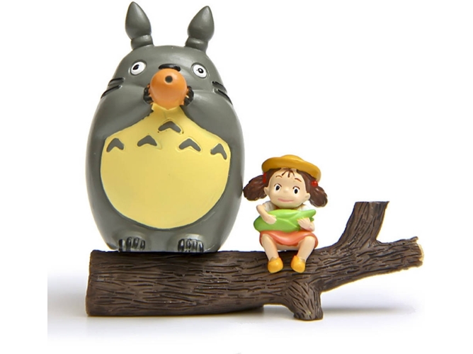 Figura EASTVAPS Hayao Miyazaki Mi Vecino Totoro Sentado Figura de Maíz