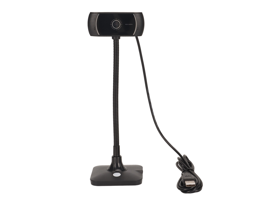 Cámara Web Hd 720p Con Cancelación De Ruido, Ángulo De 60°, Rotación De 360°, 30 Fps, Conexión Usb Plug And Play.