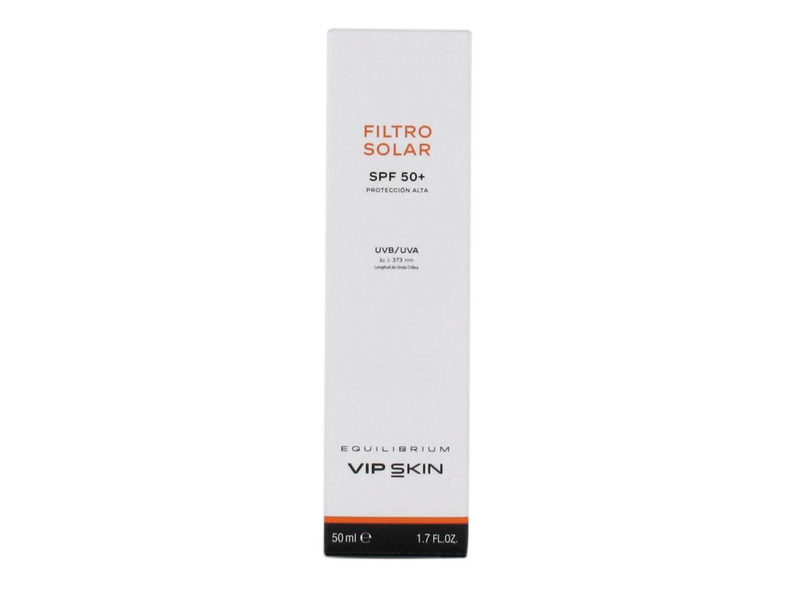 Protector Solar VIPSKIN Filtro Solar 50+ (50 ml)