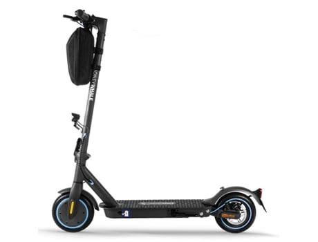 HONEY WHALE E9 Patinete Eléctrico con Certificación Abe Potencia 330W Batería 36V7.5Ah Alcance 25Km Frenos de Disco Negro