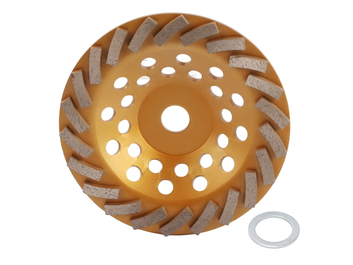 Disco De Corte De Alta Velocidad Con Segmentos De Diamante Turbo Para Amoladora De Hormigón De 180 Mm