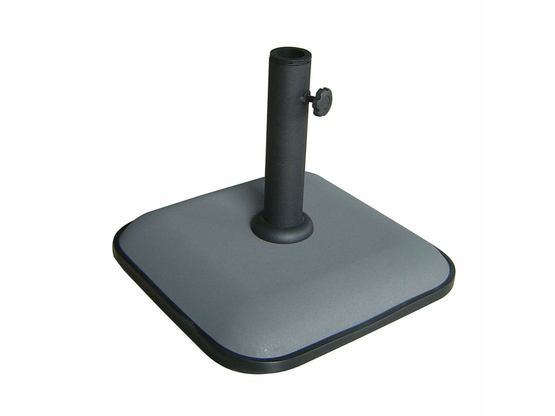 Base para sombrilla cuadrada Marbueno 35x35x5,2 cm 11 kg Gris Jardín, Piscina, Terraza