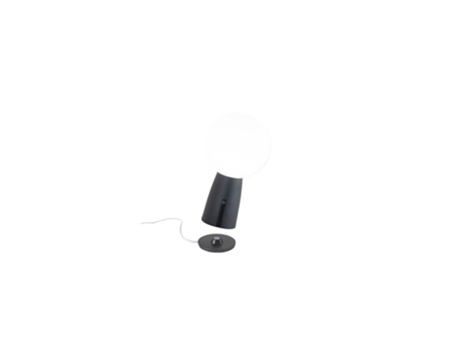 Lámpara de mesa Olimpia Pro gris oscuro recargable y regulable ZAFFERANO